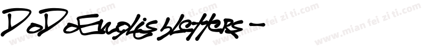 DoDoEnglishletters 字体转换